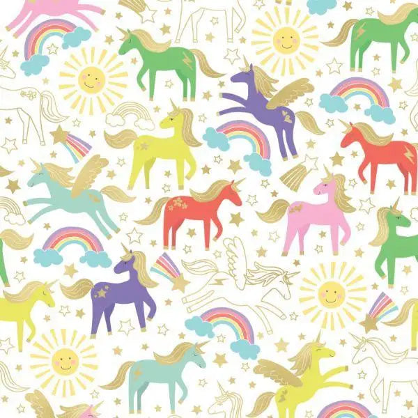 Gift Wrap - Unicorn (Recycled Fiber) - Mac Paper Supply