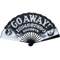 front of fan on display
