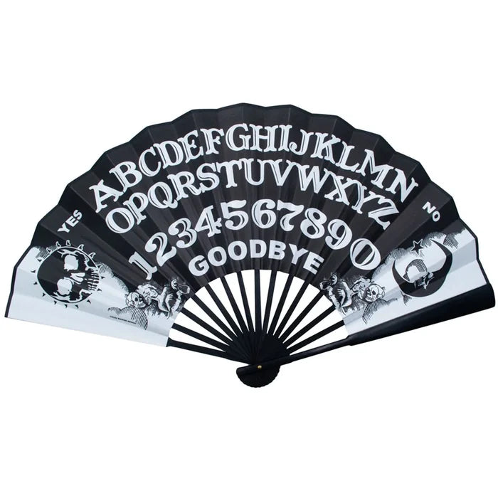 back of fan on display