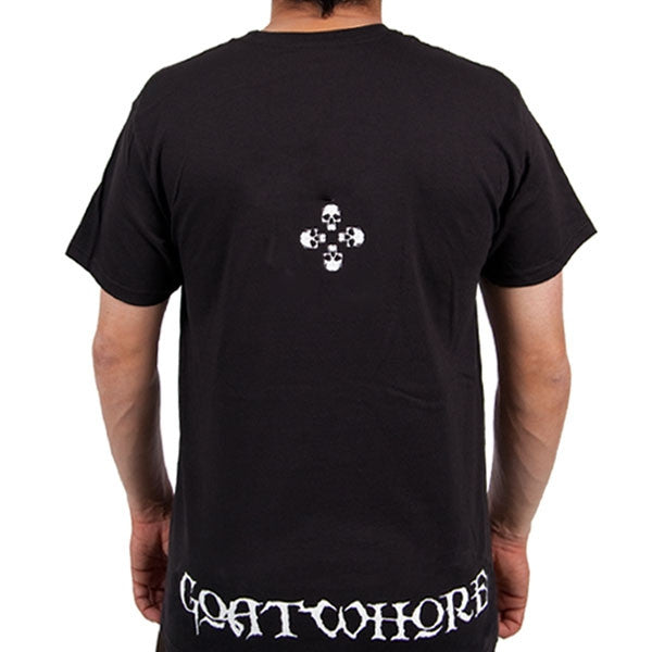 model showing back of shirt