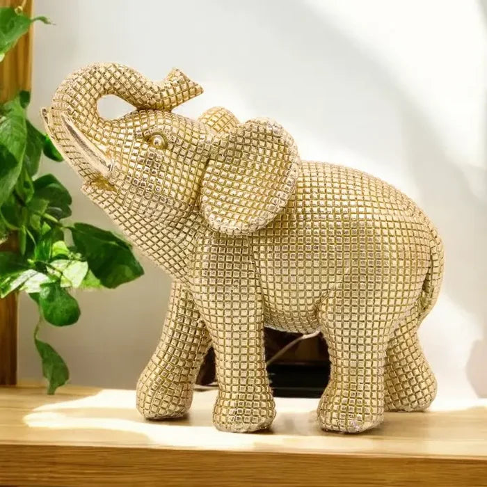 Gold Intricate Elephant