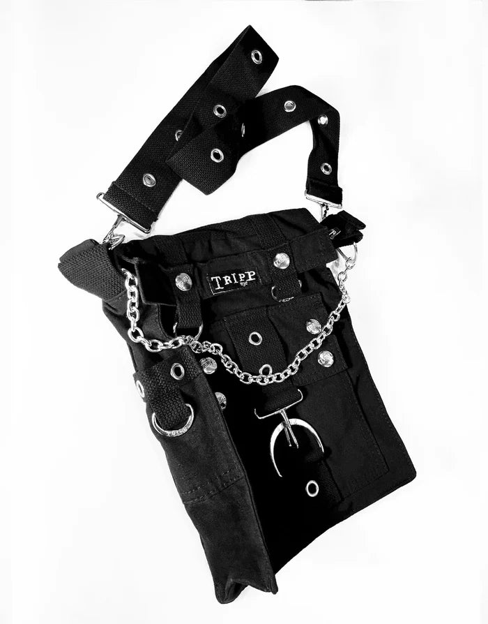 front of bag on display
