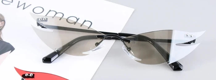 glasses on display