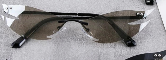 glasses on display