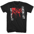 front of shirt on display