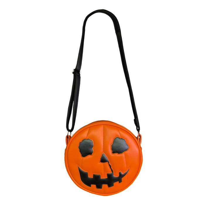 front of bag on display