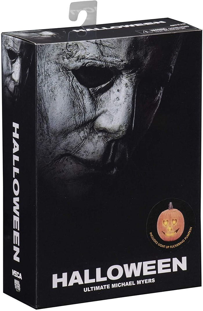 front of box on display