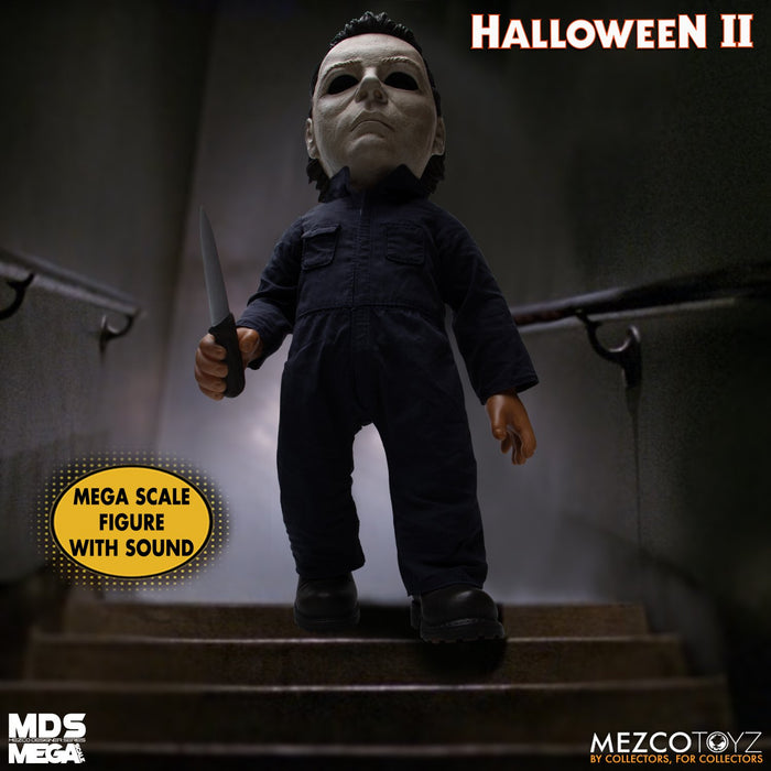Doll wears tailored, weathered coveralls, features 11 points of articulation, and comes complete with a butcher knife accessory that fits neatly in his right hand.