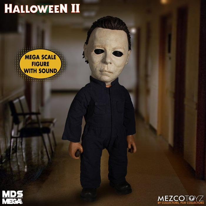Doll wears tailored, weathered coveralls, features 11 points of articulation, and comes complete with a butcher knife accessory that fits neatly in his right hand.