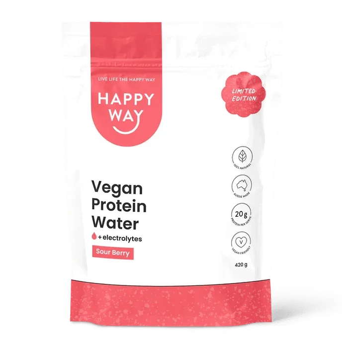 Happy Whey - Sour Berry Vegan Protein Water 420g - Exquisite Laser Clinic