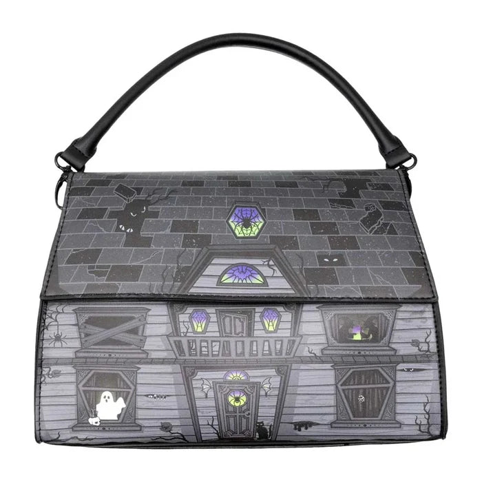 front of bag on display with white background