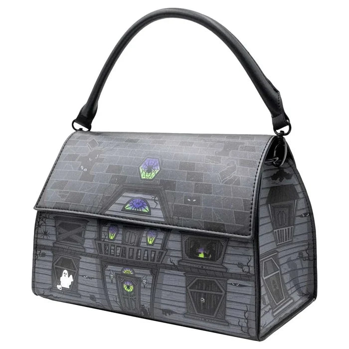 front of bag on display with white background