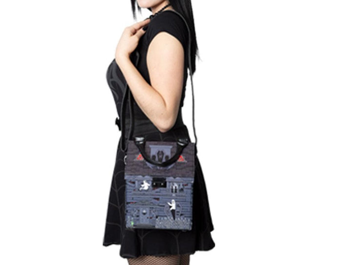 model holding  bag