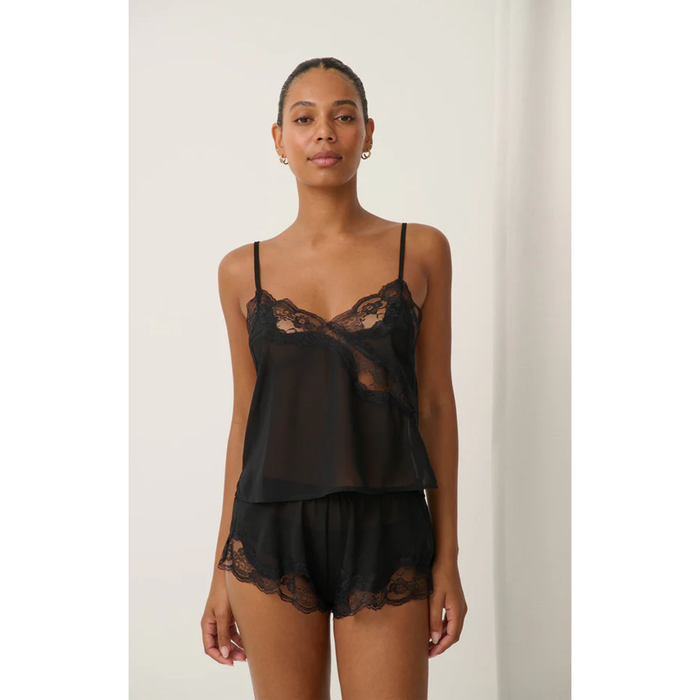 Hayden Short Set in Black - Romantiques