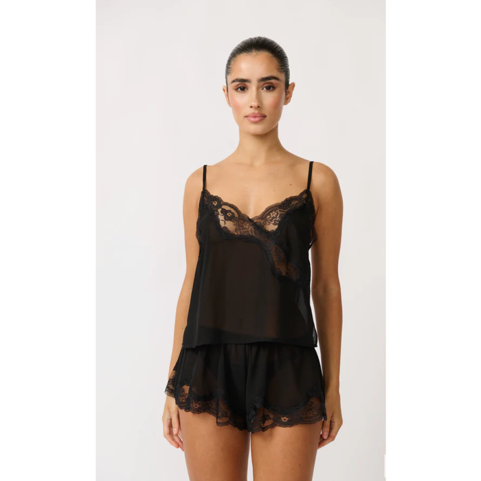 Hayden Short Set in Black - Romantiques