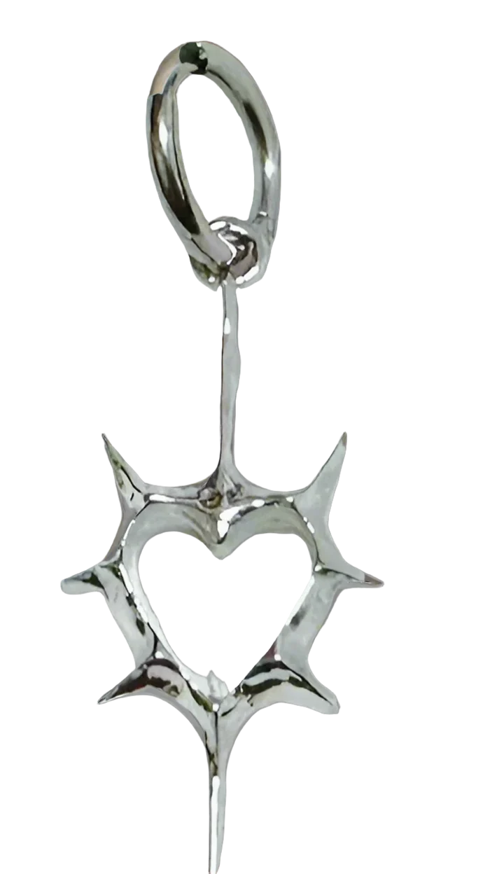 Heart Thorn Earring (Single)