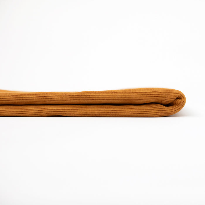 Heavy Rib Knit, Buckthorn Brown