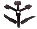 HERRAMIENTAS DE SHANGO DE MADERA
