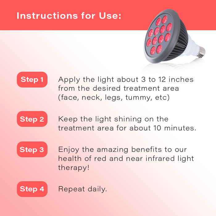 HG24 Red Light Therapy Lamp