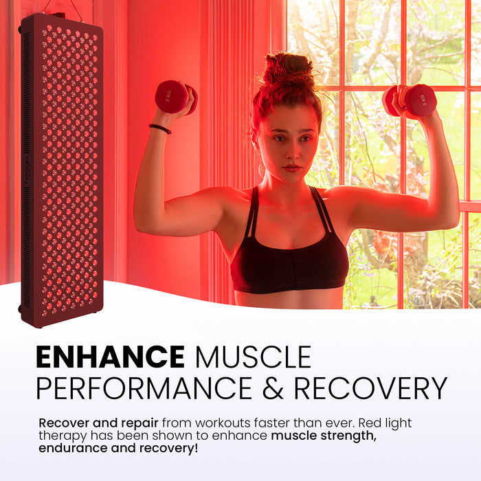 Red Light Therapy for Muscle Recovery - Hooga HG Series Panel Fitness Use