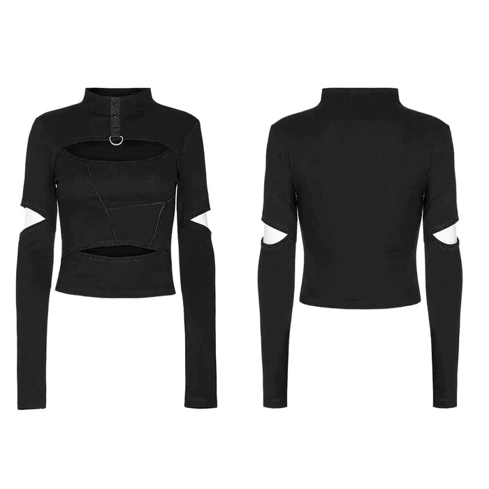 front and back of top on display