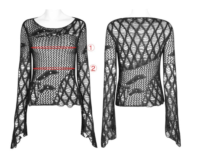 front and back of sweater