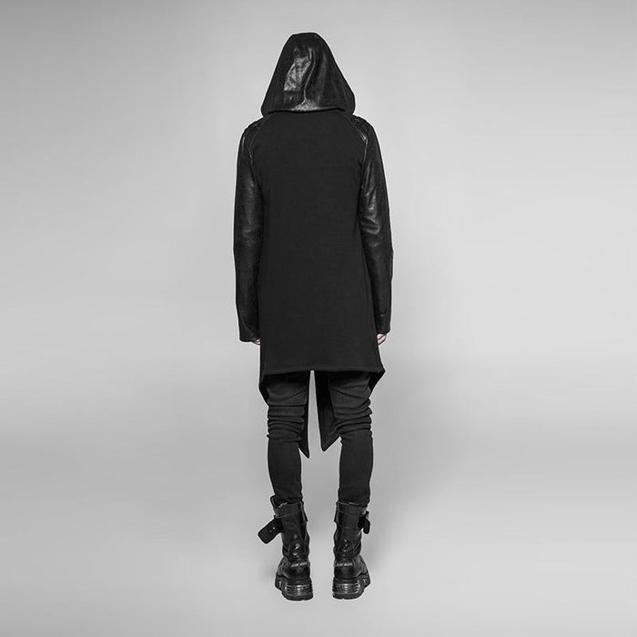 model showing back of coat
