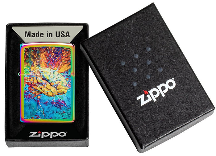 lighter on display in box