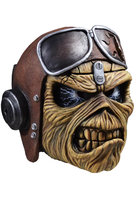 side of mask on display