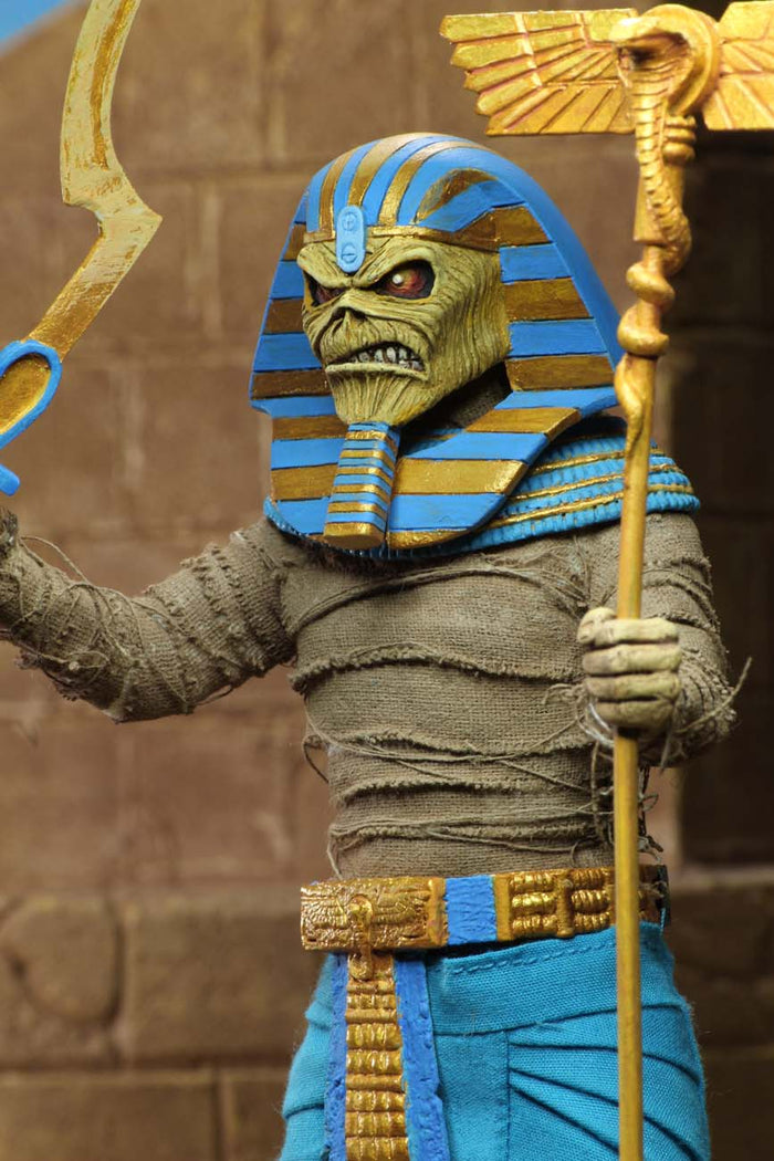 side of Clothed action figure of Pharaoh Eddie