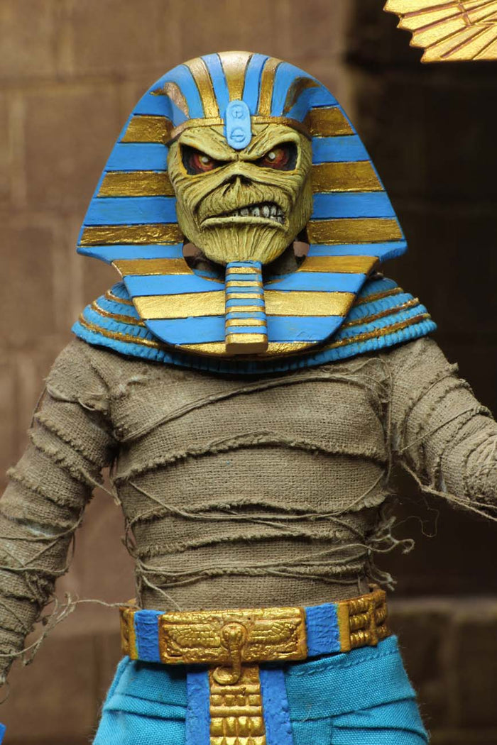 front of Clothed action figure of Pharaoh Eddie