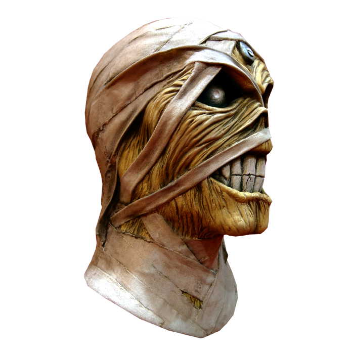 side of eddie powerslave mummy mask