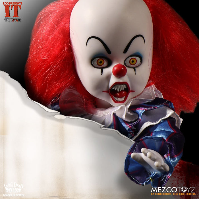 front of doll
