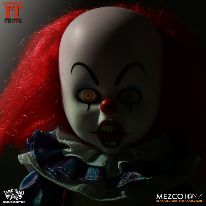 front of doll