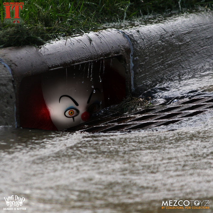 front of doll