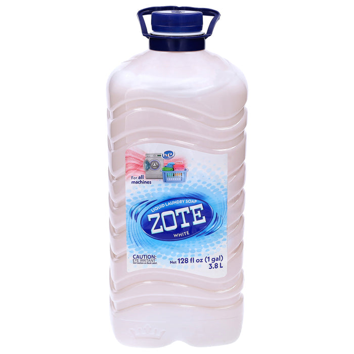 Jabón líquido para ropa Zote blanco 128 fl oz