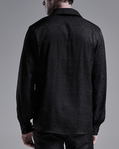model showing back of shirt