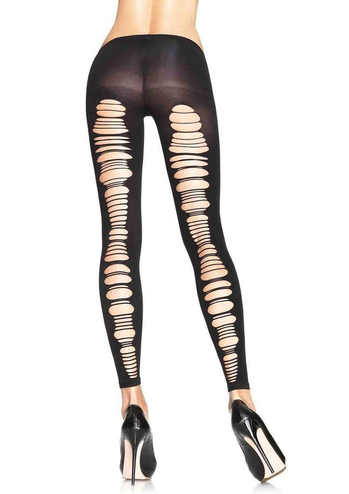 model showing back of pantyhose