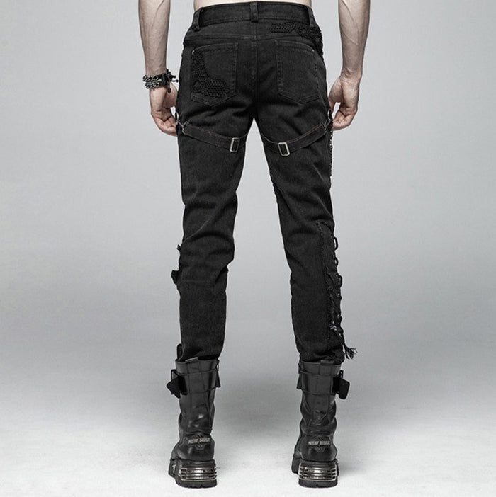 model showing back of pants