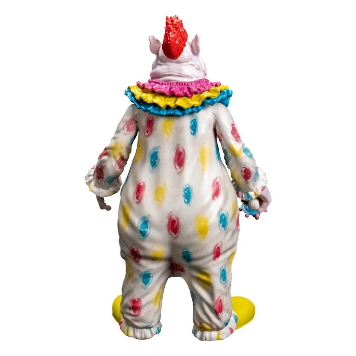 back of figure on display