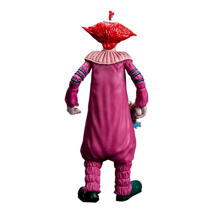 back of figure on display