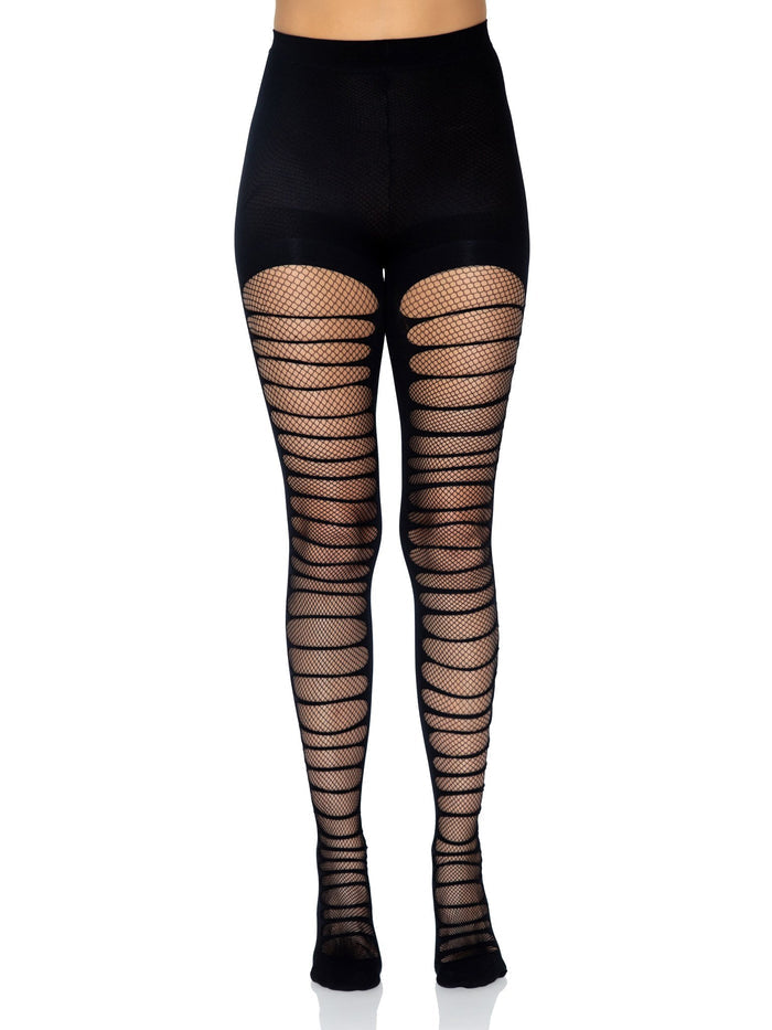 model showing front of pantyhose