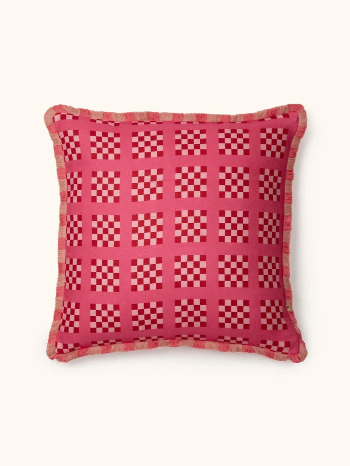 LATTICE PINK CUSHION | 60cm