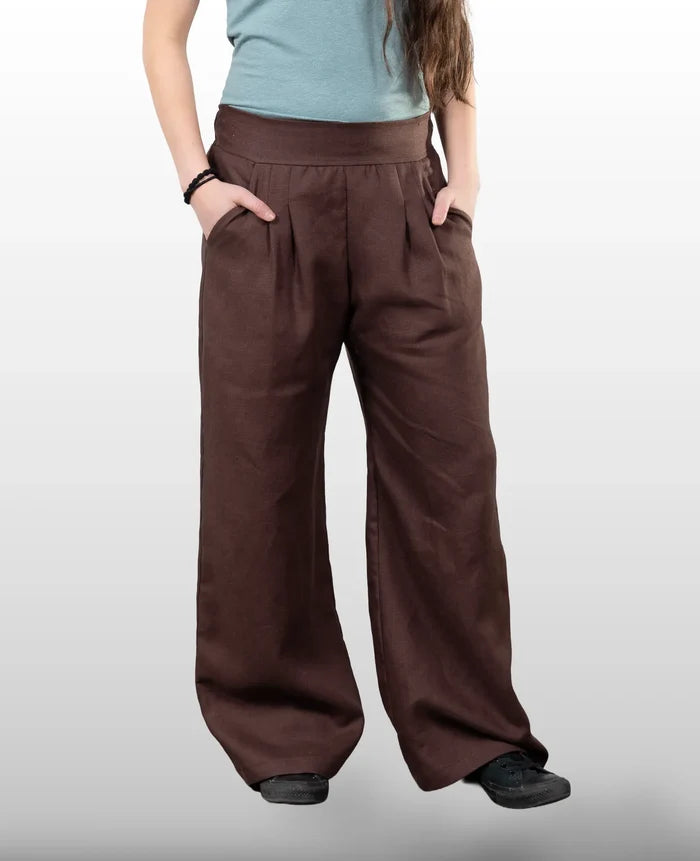 LAURENCE 100% Lin - Pantalon