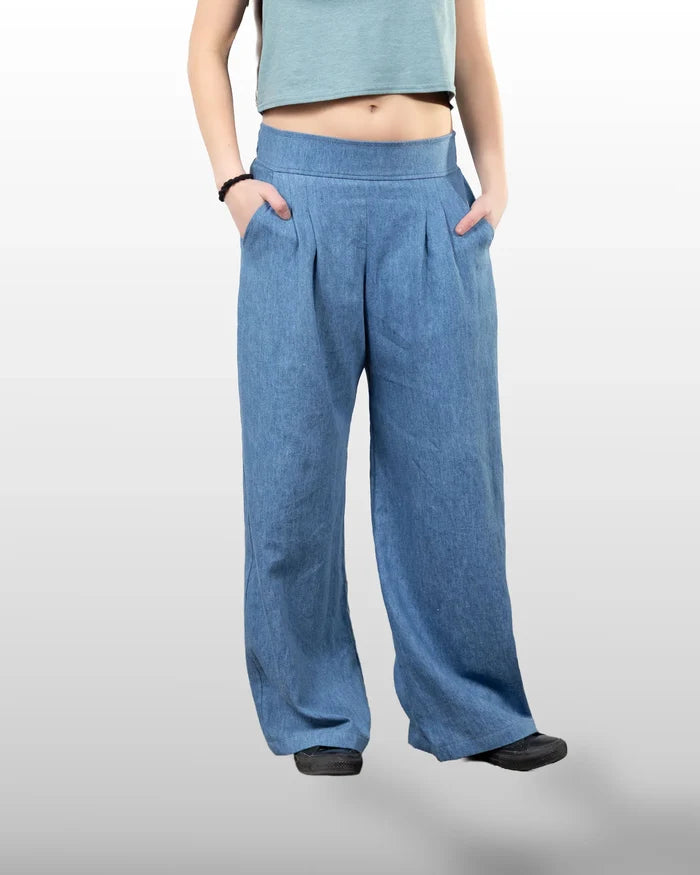 LAURENCE Chanvre - Pantalon