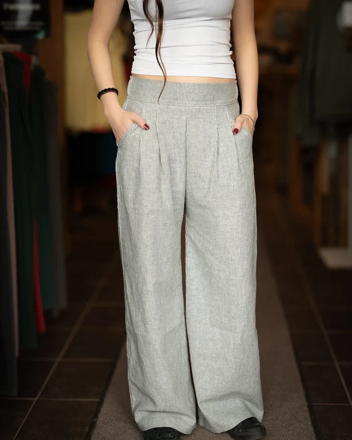 LAURENCE Chanvre - Pantalon