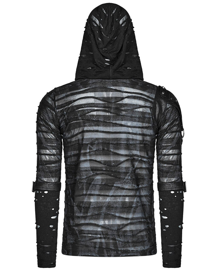 back of hoodie