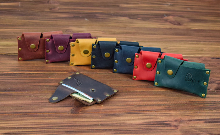 Leather cardholder mini