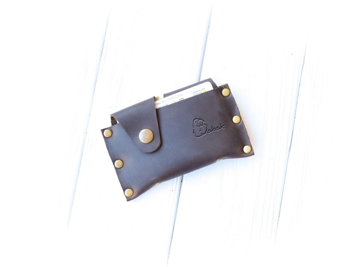 Leather cardholder mini