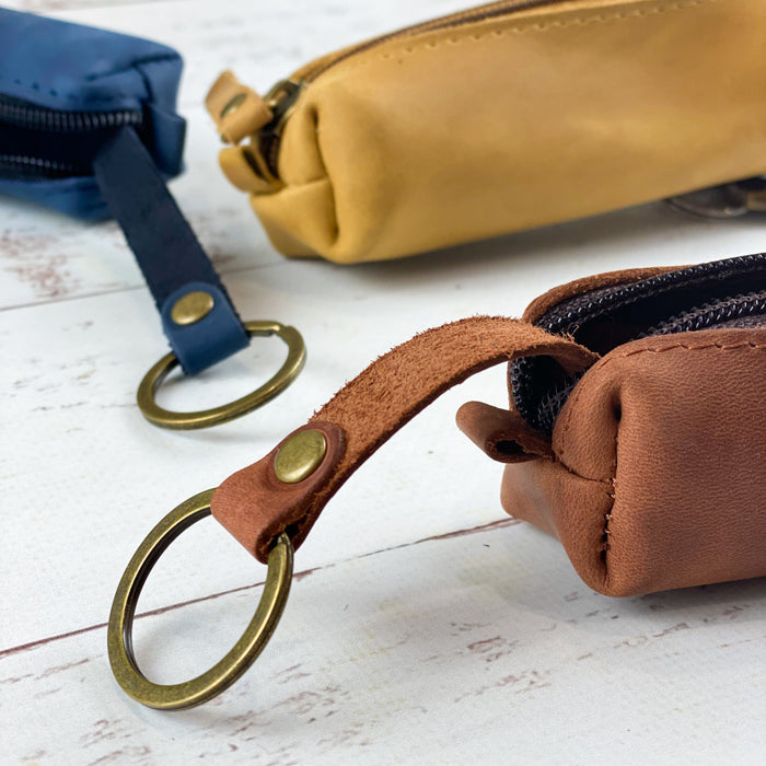 Leather key case